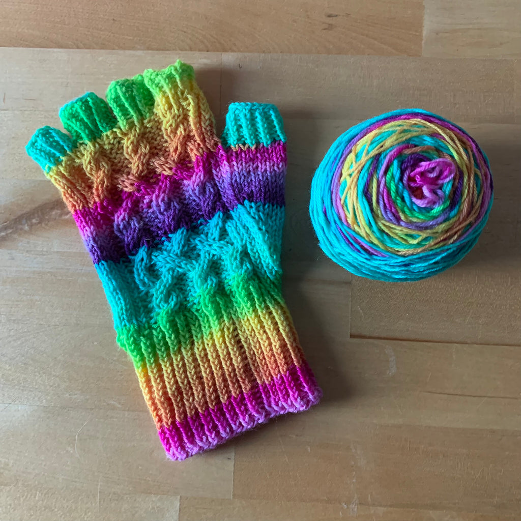 What to knit with self-striping yarn that's not socks